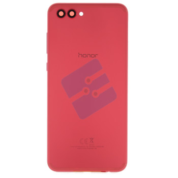Huawei Honor View 10 (BKL-L09) Vitre Arrière With Camera Lens 02351VGH Red