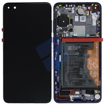 Huawei P40 (ANA-NX9) Ecran Complet - Incl. Battery and Parts - 02353MFU Blue