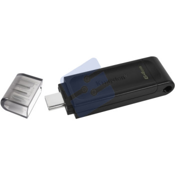 Kingston DataTraveler 70 - 32 GB - USB 3.2 (Gen 1) Type C - Flash Drive - Black
