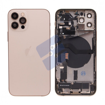 Apple iPhone 12 Pro Vitre Arrière - With Small Parts - Gold