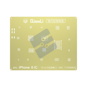 QianLi 3D BGA Reballing Gold Stencil For iPhone 6/6 Plus