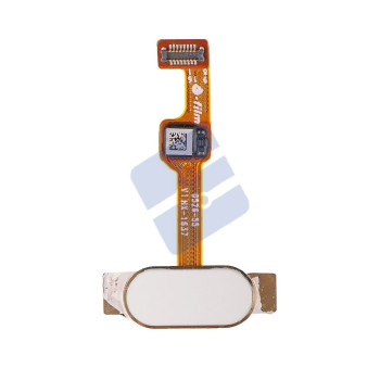 OnePlus 5 (A5005) Home button Flex Cable + Button Incl. Fingerprint Sensor White