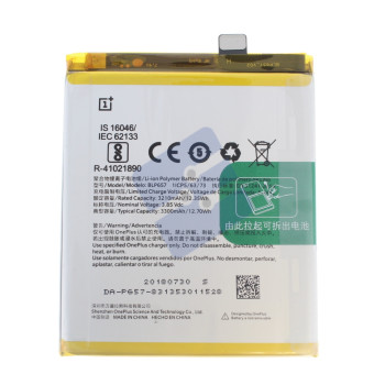 OnePlus 6 (A6003) Batterie BLP657 - 3300 mAh 1031100004