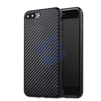 Sulada Apple iPhone 7 Plus/8 Plus Slim Carbon Fiber Pattern Coque en Silicone