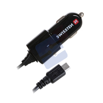 Swissten 1A Micro USB Chargeur Voiture - 20111100 - Black