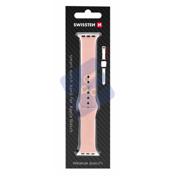 Swissten Apple Watch 38-40mm Silicone Band - 46000105 - Pink