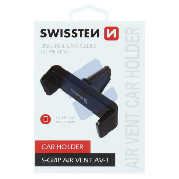 Swissten S-Grip AV-1 Air Vent Support voiture - 65010401 - Up to Phones for 6.0" - Black