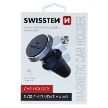 Swissten S-Grip M9 Magnetic Air Vent Support voiture - 65010424 - Silver