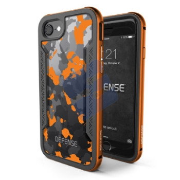 X-doria Apple iPhone 7 Plus/iPhone 8 Plus Coque en Silicone Rigide Defence Shield - 3X180281A |6950941456081 Orange Urban Camo