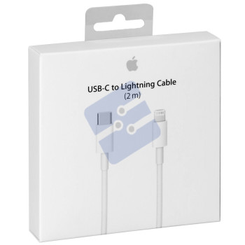 Apple USB-C to Câble Lightning - 2 meter - Retail Packing - AP-MKQ42ZM/A/MQGH2ZM/A