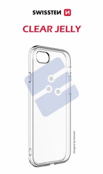 Swissten iPhone 14 Clear Jelly Coque en Silicone - 32802879 - 1.5 mm - Transparant