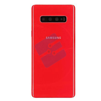 Samsung G975F Galaxy S10 Plus Vitre Arrière + Camera Lens Red