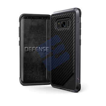 X-doria Samsung N950F Galaxy Note 8 Coque en Silicone Rigide Defence Lux - 3X3M7101A |6950941461108 Black Carbon