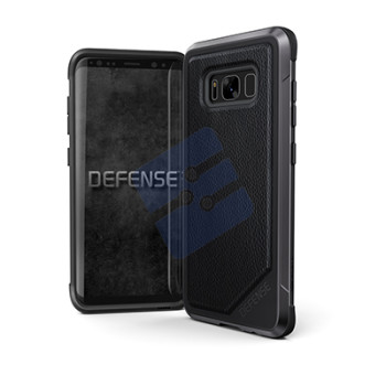 X-doria Samsung N950F Galaxy Note 8 Coque en Silicone Rigide Defence Lux - 3X3M7118A | 6950941461115 Black Leather