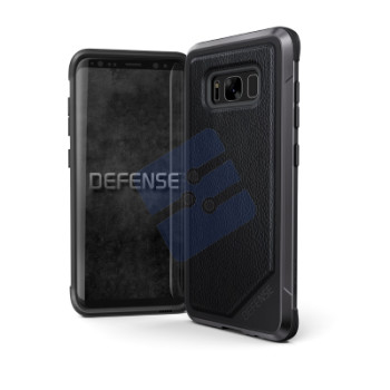 X-doria Samsung G950F Galaxy S8 Coque en Silicone Rigide Defence Lux - 3X3R2101A | 6950941456593 Black Leather