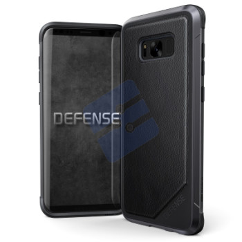 X-doria Samsung G955F Galaxy S8 Plus Coque en Silicone Rigide Defence Lux - 3X3R2201A | 6950941456708 Black Leather
