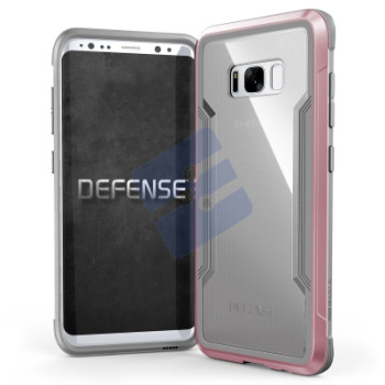 X-doria Samsung G955F Galaxy S8 Plus Coque en Silicone Rigide Defence Shield - 3X3R2409A | 6950941456722 Rose Gold
