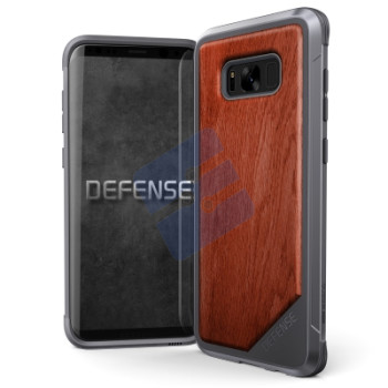 X-doria Samsung G955F Galaxy S8 Plus Coque en Silicone Rigide Defence Lux - 3X3R2208A | 6950941457965 Wood