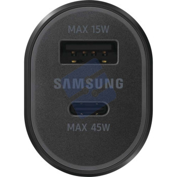 Samsung Super Fast Charging 2.0 Dual Port (45W & 15W) Chargeur Voiture + Type-C to Type-C USB Cable EP-L5300XBEGEU - Black