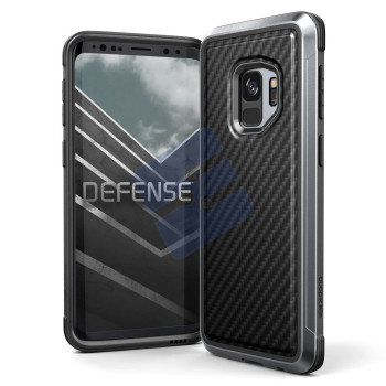 X-doria Samsung G960F Galaxy S9 Coque en Silicone Rigide Defence Lux - 3X3P4596A | 6950941468152 Black Carbon Fiber