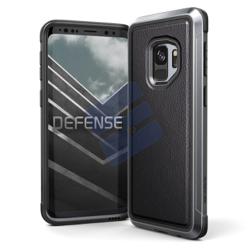 X-doria Samsung G960F Galaxy S9 Coque en Silicone Rigide Defence Lux - 3X3P4597A | 6950941468169 Black Leather