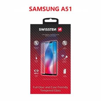 Swissten SM-A515F Galaxy A51 Verre Trempé - 54501759 - Full Glue - Black