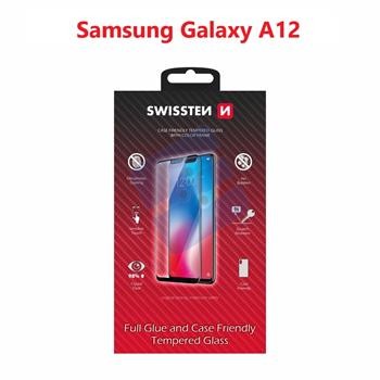 Swissten SM-A125F Galaxy A12/SM-M135F Galaxy M13/SM-M235F Galaxy  M23/SM-A035G Galaxy A03/SM-A032F Galaxy A03 Core Verre Trempé - 54501785 - Full Glue - Black