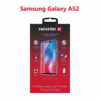 Swissten SM-A525F Galaxy A52 4G/SM-A526B Galaxy A52 5G Verre Trempé - 54501793 - Full Glue - Black