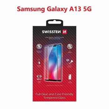 Swissten SM-A136B Galaxy A13 5G Verre Trempé - 54501816 - Full Glue - Black