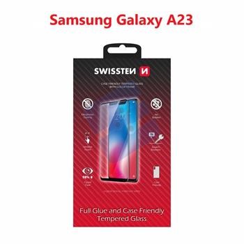 Swissten SM-A235F Galaxy A23 4G Verre Trempé - 54501817 - Full Glue - Black