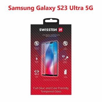 Swissten SM-S918B Galaxy S23 Ultra Verre Trempé - 54501830 - Full Glue - Black