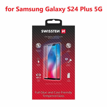 Swissten SM-S926B Galaxy S24 Plus Verre Trempé - 54501851 - Full Glue - Black