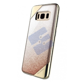 X-doria Samsung G950F Galaxy S8 Coque en Silicone Rigide Revel Lux - 3X3R3787A | 6950941459112 Gold Glitter