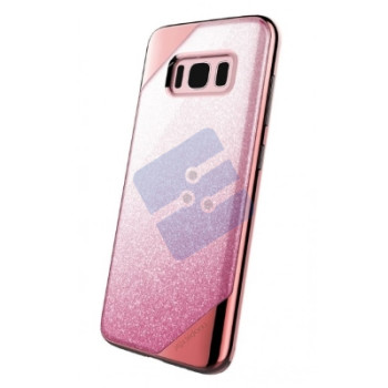 X-doria Samsung G950F Galaxy S8 Coque en Silicone Rigide Revel Lux - 3X3R3786A | 6950941459129 Rose Gold Glitter