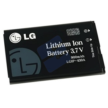 LG Rythm (AX585)/Shine (KE770)/KF310/KP100/GS170/GB102/300G/KP215/KP110/KP105/CB630 Invision/KU385 Batterie LGIP-430A - 900 mAh