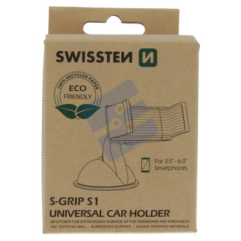 Swissten S-Grip S1 Universal Support voiture - 65009900ECO - Up to Phones for 6.0" - Eco Packing