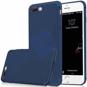 Oucase Apple iPhone 7 Plus/iPhone 8 Plus Coque en Silicone - Seiitsu Series - Dark Blue