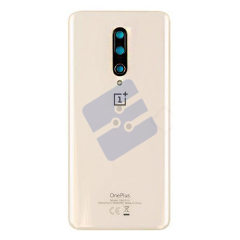 OnePlus 7 Pro (GM1910) Vitre Arrière With Camera Lens & Adhesive Gold