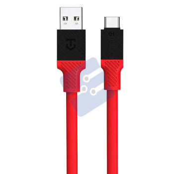 Tactical Fat Man Cable USB-A/USB-C - 8596311227882 - 1m - Red