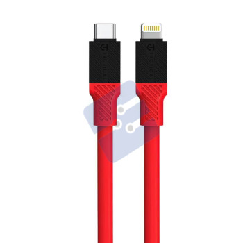 Tactical Fat Man Cable USB-C/Lightning - 8596311228001 - 1m - Red