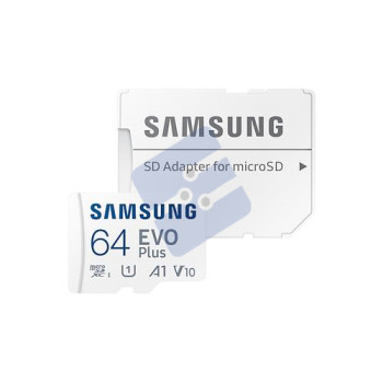 Samsung EVO Plus Carte Micro SD - Incl. Adapter - 64GB