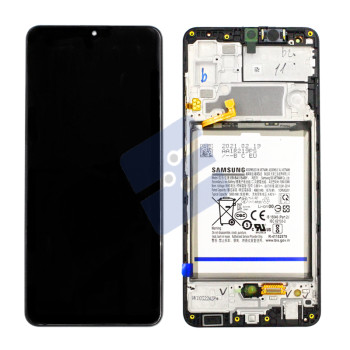 Samsung SM-A325F Galaxy A32 4G Ecran Complet - GH82-25611A/GH82-25612A - With Battery - Black