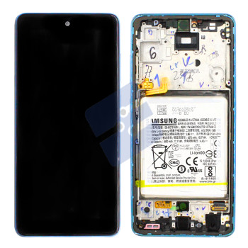 Samsung SM-A526B Galaxy A52 5G/SM-A525F Galaxy A52 4G Ecran Complet - GH82-25229B/GH82-25230B - With Battery - Blue