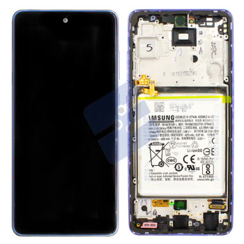 Samsung SM-A526B Galaxy A52 5G/SM-A525F Galaxy A52 4G Ecran Complet - GH82-25229C/GH82-25230C - With Battery - Violet