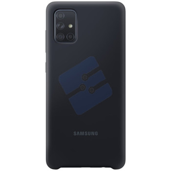 Samsung SM-A715F Galaxy A71 Silicone Cover EP-PA715TBEGEU - Black