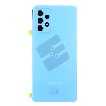 Samsung SM-A526B Galaxy A52 5G/SM-A525F Galaxy A52 4G Vitre Arrière - GH82-25225B/GH82-25427B/GH98-46318B - Blue