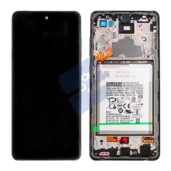 Samsung SM-A725F Galaxy A72 4G Ecran Complet - GH82-25541A/GH82-25542A - With Battery - Black