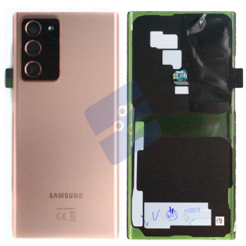 Samsung SM-N985F Galaxy Note 20 Ultra/SM-N986F Galaxy Note 20 Ultra 5G Vitre Arrière GH82-23281D Bronze