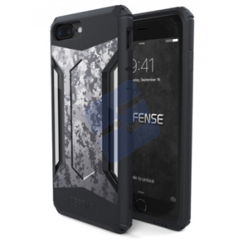 X-doria Apple iPhone 7 Plus/iPhone 8 Plus Coque en Silicone Rigide Defence Gear - 3X180340A | 6950941456098 Gray Digital Camo