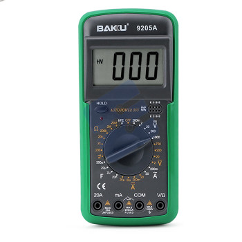 Baku Universal Multi-functional Digital LCD Multimeter - BK-9205A